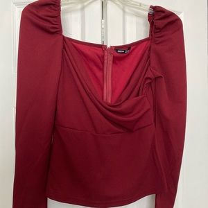 Longe sleeve fitted blouse